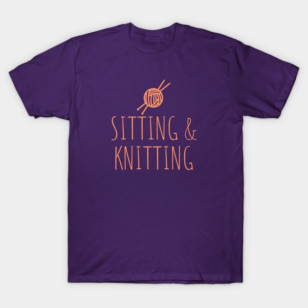 Sitting & Knitting T-Shirt by Room Thirty Four